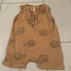 Tan tiger romper